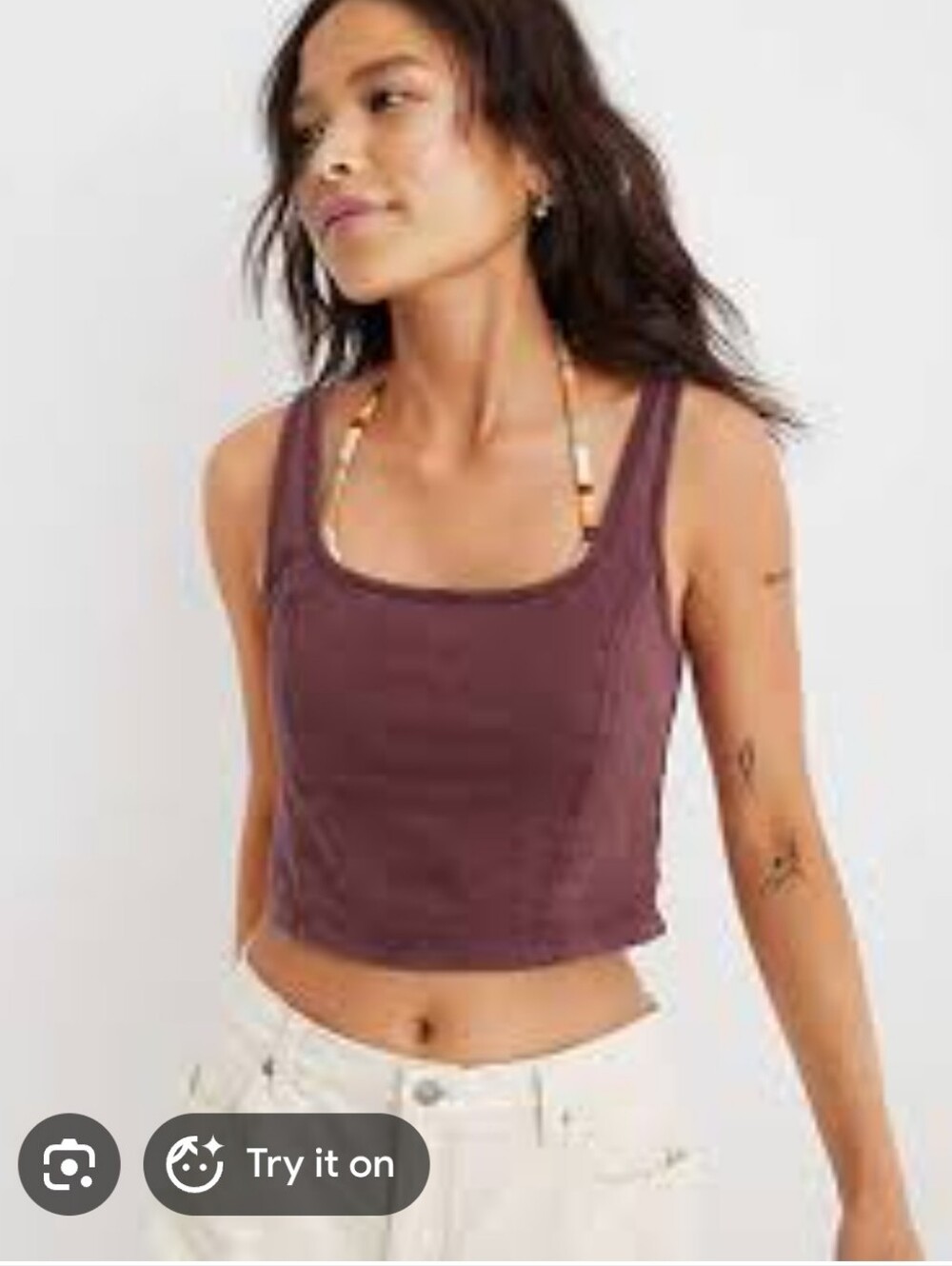 Aerie Burgundy Crop